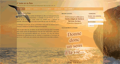 Desktop Screenshot of laubedelapaix.com